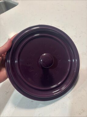 Epicure RARE: Plum Ceramic Cookware Lid — Gloss Finish 8” diameter